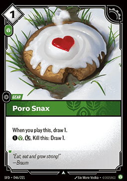 Poro Snax - Spiritforged (Uncommon) [SFD-046] Image principale du produit