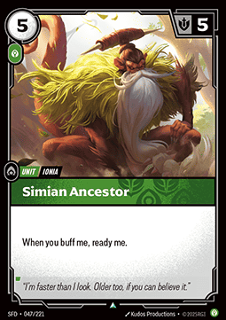 Simian Ancestor - Spiritforged (Uncommon) [SFD-047] Image principale du produit