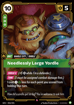 Needlessly Large Yordle - Spiritforged (Rare) [SFD-055] Image principale du produit