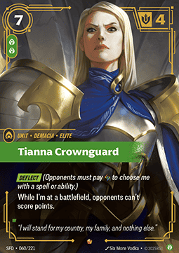 Tianna Crownguard - Spiritforged (Epic) [SFD-060] Immagine principale del prodotto