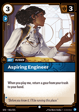 Aspiring Engineer - Spiritforged (Common) [SFD-061] Image principale du produit