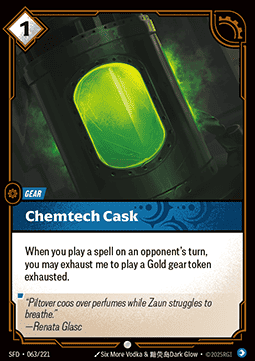 Chemtech Cask - Spiritforged (Common) [SFD-063] Image principale du produit