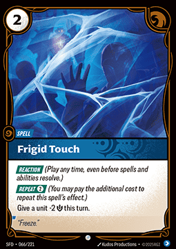 Frigid Touch - Spiritforged (Common) [SFD-066] Image principale du produit