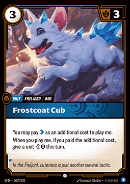 Frostcoat Cub - Spiritforged (Common) [SFD-067] Image principale du produit