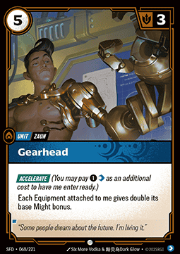Gearhead - Spiritforged (Common) [SFD-068] Image principale du produit