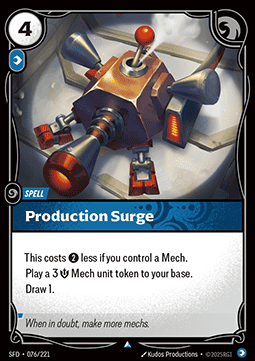 Production Surge - Spiritforged (Uncommon) [SFD-076] Image principale du produit