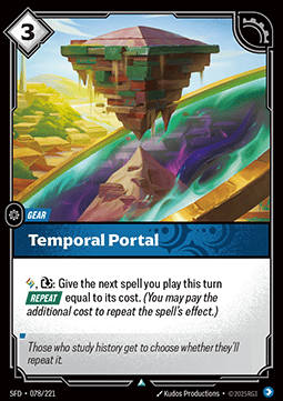 Temporal Portal - Spiritforged (Uncommon) [SFD-078] Image principale du produit