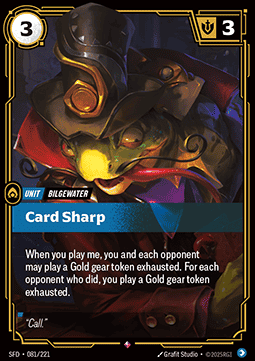 Card Sharp - Spiritforged (Rare) [SFD-081] Image principale du produit
