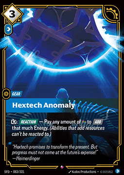 Hextech Anomaly - Spiritforged (Rare) [SFD-083] Image principale du produit
