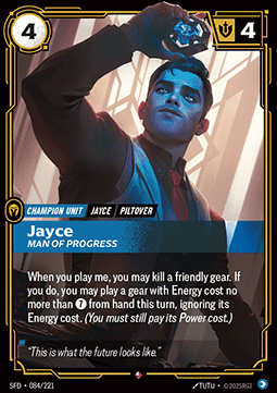 Jayce, Man of Progress - Spiritforged (Rare) [SFD-084] Image principale du produit