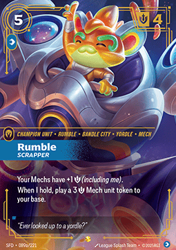 Rumble, Scrapper (V.2 - Showcase) - Spiritforged (Showcase) [SFD-089a] Immagine principale del prodotto