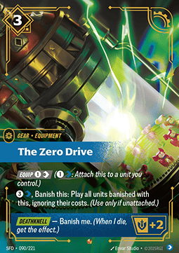 The Zero Drive - Spiritforged (Epic) [SFD-090] Immagine principale del prodotto
