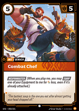 Combat Chef - Spiritforged (Common) [SFD-092] Image principale du produit