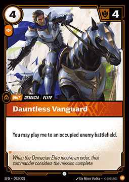 Dauntless Vanguard - Spiritforged (Common) [SFD-093] Image principale du produit