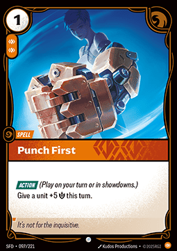 Punch First - Spiritforged (Common) [SFD-097] Image principale du produit
