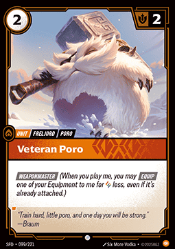 Veteran Poro - Spiritforged (Common) [SFD-099] Image principale du produit