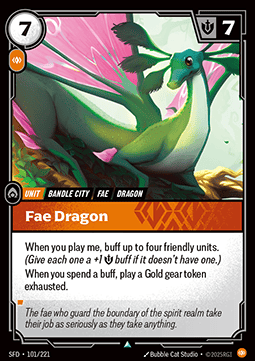 Fae Dragon - Spiritforged (Uncommon) [SFD-101] Image principale du produit
