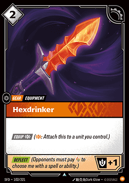 Hexdrinker - Spiritforged (Uncommon) [SFD-102] Image principale du produit