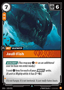 Jaull-Fish - Spiritforged (Uncommon) [SFD-103] Main image