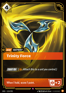 Trinity Force - Spiritforged (Rare) [SFD-115] Image principale du produit