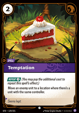 Temptation - Spiritforged (Common) [SFD-129] Hoofdafbeelding