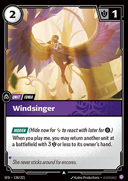 Windsinger - Spiritforged (Uncommon) [SFD-138] Hoofdafbeelding