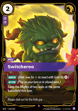 Switcheroo - Spiritforged (Rare) [SFD-145] Immagine principale del prodotto
