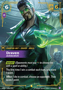 Draven, Audacious (V.2 - Showcase) - Spiritforged (Showcase) [SFD-148a] Immagine principale del prodotto