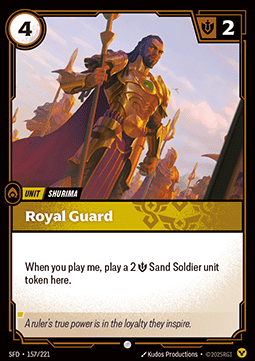 Royal Guard - Spiritforged (Common) [SFD-157] Immagine principale del prodotto