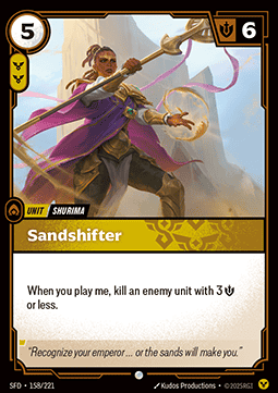 Sandshifter - Spiritforged (Common) [SFD-158] Immagine principale del prodotto