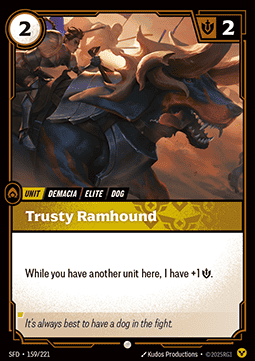 Trusty Ramhound - Spiritforged (Common) [SFD-159] Immagine principale del prodotto