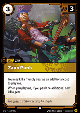 Zaun Punk - Spiritforged (Common) [SFD-160] Immagine principale del prodotto