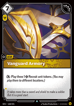 Vanguard Armory - Spiritforged (Uncommon) [SFD-168] Hoofdafbeelding