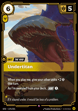 Undertitan - Spiritforged (Rare) [SFD-175] Hoofdafbeelding