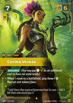 Corina Veraza - Spiritforged (Epic) [SFD-179] Immagine principale del prodotto