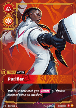 Lucian, Purifier (V.1 - Rare) - Spiritforged (Rare) [SFD-183] Hoofdafbeelding