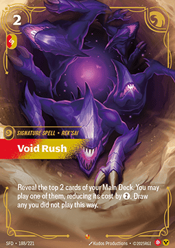 Void Rush - Spiritforged (Epic) [SFD-188] Immagine principale del prodotto