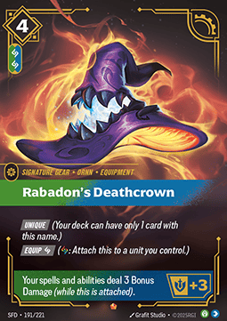 Rabadon's Deathcrown - Spiritforged (Epic) [SFD-191] Immagine principale del prodotto