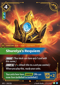 Shurelya's Requiem - Spiritforged (Epic) [SFD-192] Immagine principale del prodotto