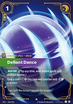 Defiant Dance - Spiritforged (Epic) [SFD-196] Immagine principale del prodotto