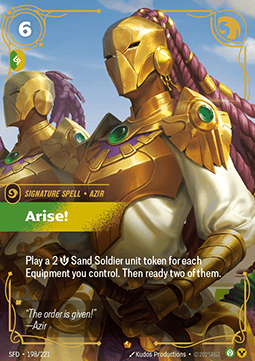 Arise! - Spiritforged (Epic) [SFD-198] Immagine principale del prodotto