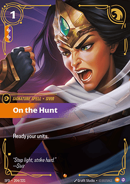 On the Hunt - Spiritforged (Epic) [SFD-204] Immagine principale del prodotto
