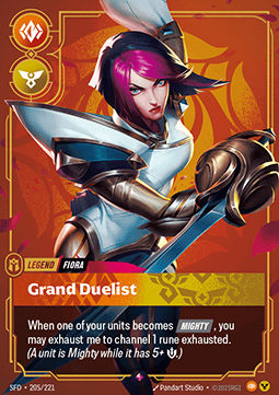 Fiora, Grand Duelist (V.1 - Rare) - Spiritforged (Rare) [SFD-205] Immagine principale del prodotto