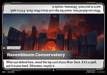Ravenbloom Conservatory - Spiritforged (Uncommon) [SFD-215] Immagine principale del prodotto