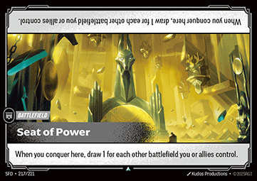 Seat of Power - Spiritforged (Uncommon) [SFD-217] Immagine principale del prodotto