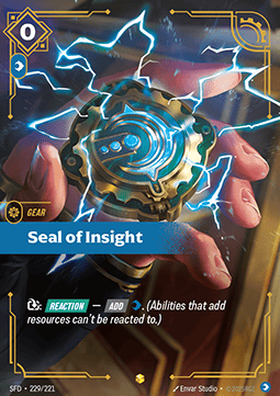 Seal of Insight - Spiritforged (Showcase) [SFD-229] Imagen principal del producto