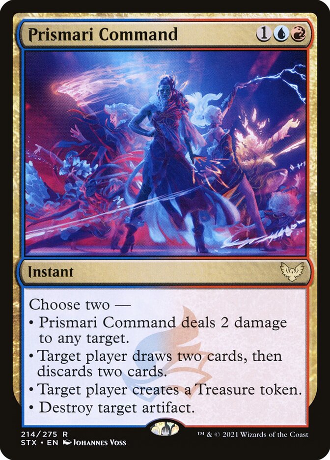 Magic-kaart Prismari Command STX-214 uit Strixhaven: School of Mages (Rare) Hoofdafbeelding