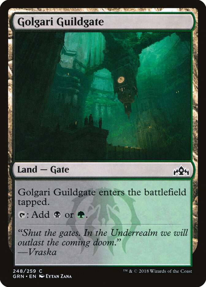 Golgari Guildgate (V.1) - Guilds of Ravnica (Common) [GRN-248]