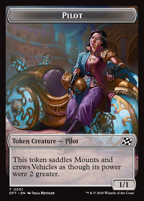 Pilot – Aetherdrift Tokens (TDFT-1) Magic: The Gathering card | LC-REM-20260804-15339630788940-8672d795-04f9-4089-9c92-6d6ff628da12 Image principale du produit