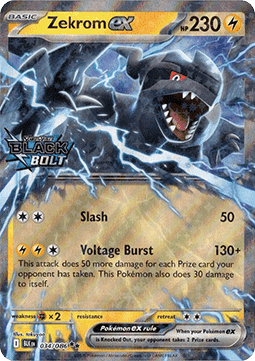 Zekrom ex - Black Bolt: Additionals (Promo) [xBLK-034] Immagine principale del prodotto